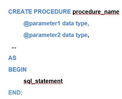 Image result for Stored Procedure SQL pgAdmin Syntax