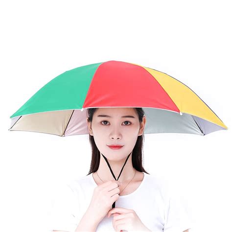 Exxelo ( 3 Year Warranty Umbrella Hat for kids Adults Hands Free Hat ...