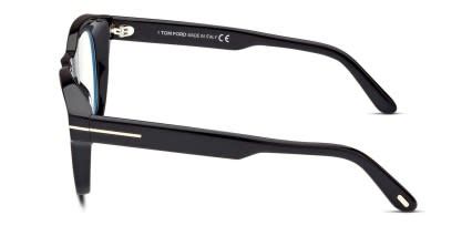 Tom Ford TF5873-B Shiny Black Eyeglasses | Includes Free Rx Lenses ...