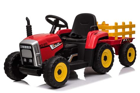 Toy House Farming Tractor with Trailor Rechargeable Battery Operated ...