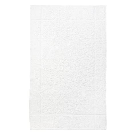 Cotton Bath Mat 640gsm | White | 50cm x 75cm | Miss Lyn