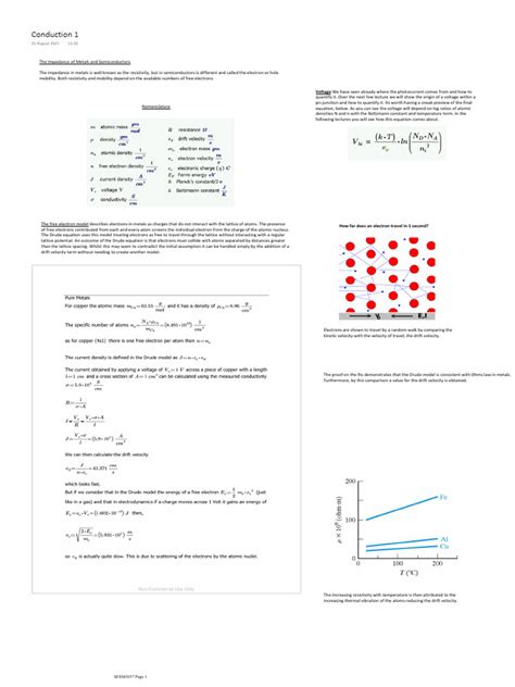 Conduction 1 Metals | PDF