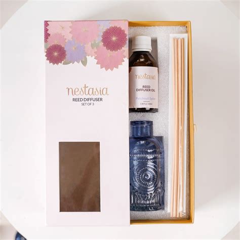 Patchouli Spice Reed Diffuser Gift Set Of 3 Online - Premium Diffuser ...