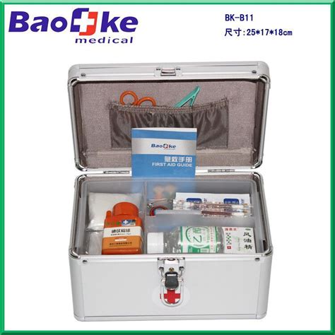 铝合金10寸急救箱 小号药箱 小型急救箱 家用急救箱 手提药箱 B11-阿里巴巴