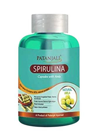 Patanjali Spirulina Capsule with Amla | Ingredients | How to Use | Ben