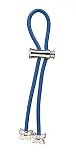Pulleez Sliding Ponytail Holders Elastic Hair Tie Bracelet - Metal (Bow ...