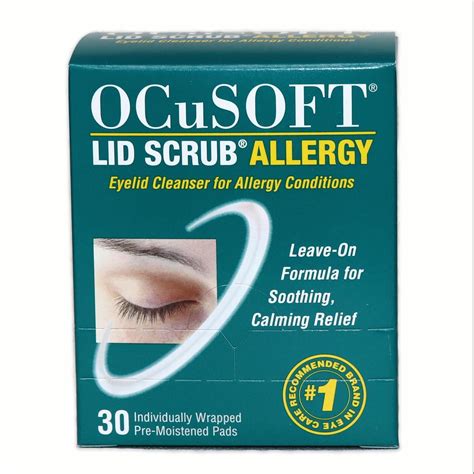 OCuSOFT Lid Scrub Allergy Eyelid Cleanser 30CT - Walmart.com