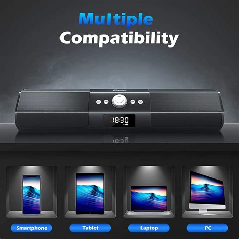 Foxnovo Computer Speakers Bluetooth Soundbar: 20W India | Ubuy