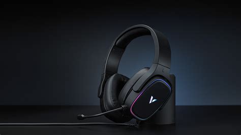 VH700 - 虚拟7.1声道RGB线控游戏耳机 - 雷柏科技