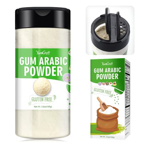 Amazon.com: Gum Arabic Powder - 3.5oz Premium Acacia Gum Powder, 100% ...