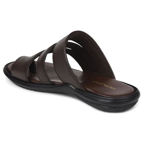 Buy Healers Brown Casual Slipper For Mens AOL-12 By Liberty