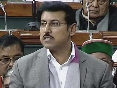 Rajyavardhan Singh Rathore: Govt spends only 3 paise per person per day ...