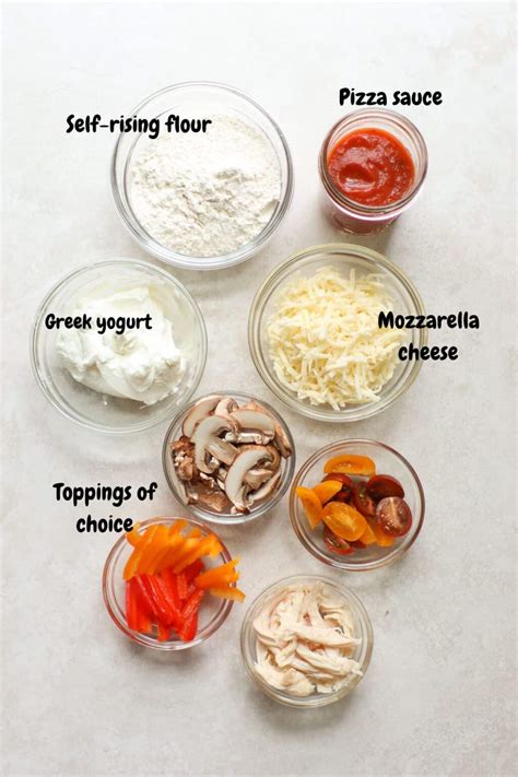 Protein Pizza with Greek Yogurt Dough - MJ and Hungryman