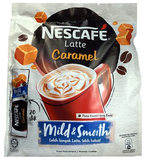 Buy Nescafe 3 in 1 CARAMEL Coffee Latte - Instant Coffee Packets ...