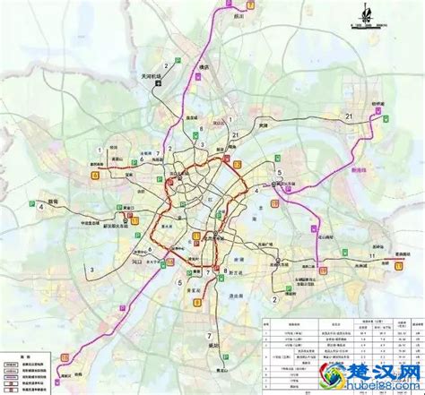 武汉地铁规划图2030年高清大图，近10年内新建13条地铁！-楚汉网_湖北门户