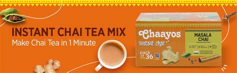 Chaayos Instant Tea Premix - Masala Flavour - Regular Sugar (14g * 36 ...
