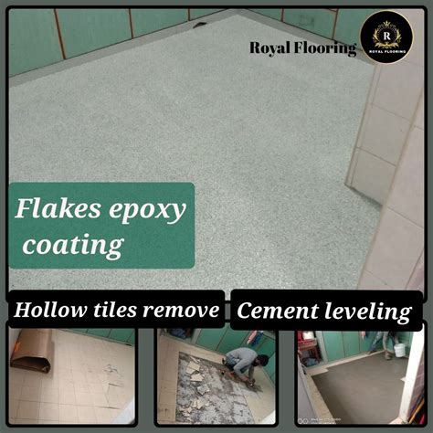 Kitchen Flakes Epoxy Flooring | Kitchen wall Flakes epoxy| Kitchen ...