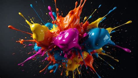 Paint Colors Exploding 的图像结果