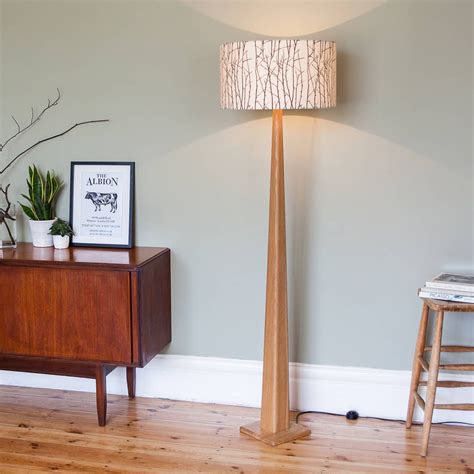 Oak Standard Lamp By James Design | Standard floor lamps, Standard ...