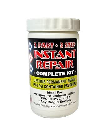 Instant Repair Holes and Cracks in Tubing HVAC Plumbing Automotive ...
