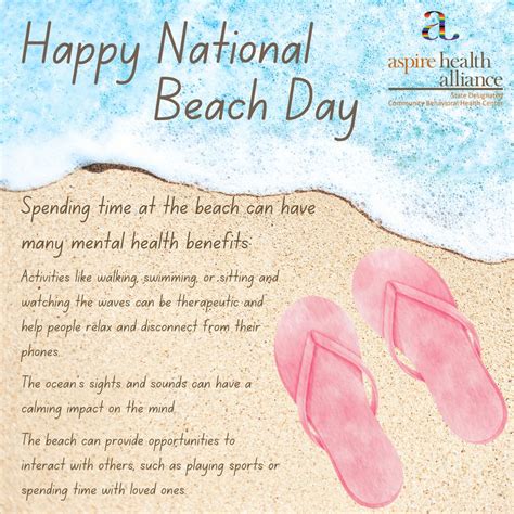 Happy National Beach Day! Taking time to enjoy the beach can do wonders ...