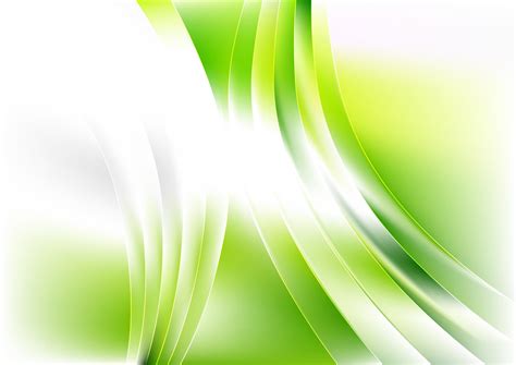 Abstract Green and White Background