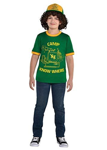 Buy Amscan 9906047 Child Boys Official Stranger Things Licensed Dustin ...