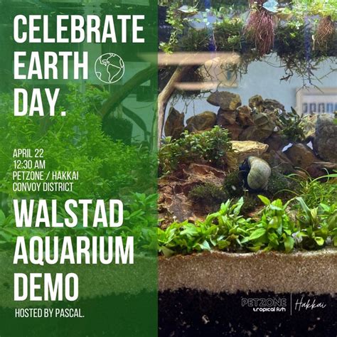 Celebrate Earth Day with Nature’s Balance: Walstad Aquarium Demo, 4160 ...
