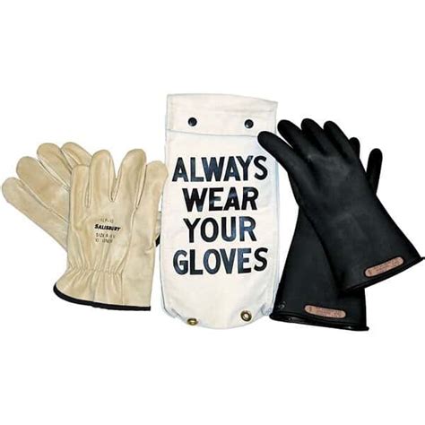 Honeywell GK214RB9 Salisbury Insulated Glove Kit, Class 2, Black/Red ...
