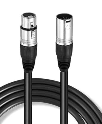 Triowei 7 Pin XLR Male to Female Cable, 16.40FT Balanced Audio ...