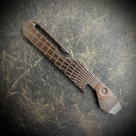 OZ Pocket Pry Bar. Hardened Z-FiNit steel with "Radial Frag" Milling ...