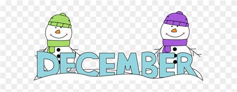 Month Of December Snowmen - December Clip Art - Free Transparent PNG ...