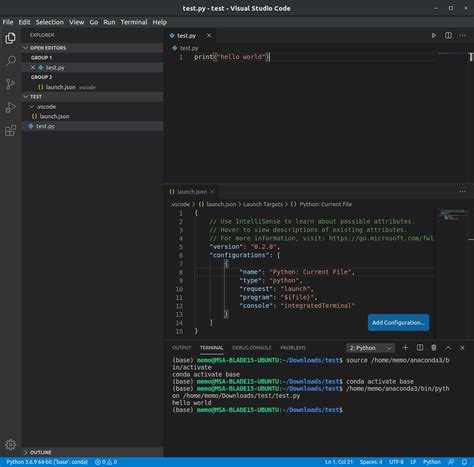 Image result for Python Terminal Layout in vs Code