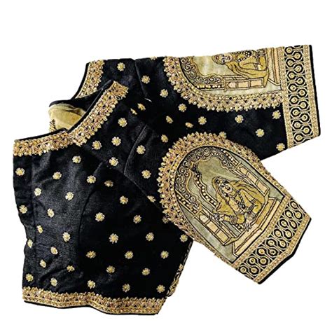 Buy Pujia Mills Women's Heavy Embroidery Coding with Sequins and ...