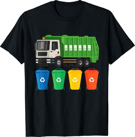 Garbage Truck Shirts Garbage Truck - Truck Trash Recycling Lover Waste ...