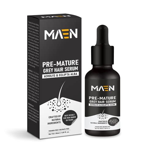 Buy MAEN Anti Grey Hair Serum | Restores natural hair color For fights ...