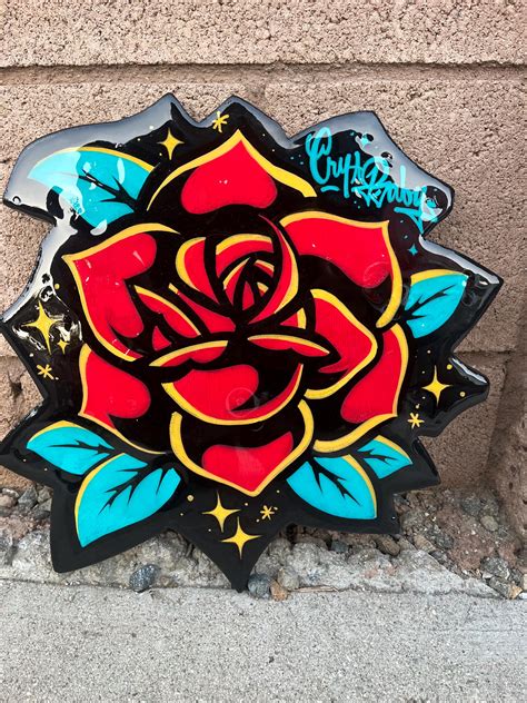 Rose From the Concrete - Etsy