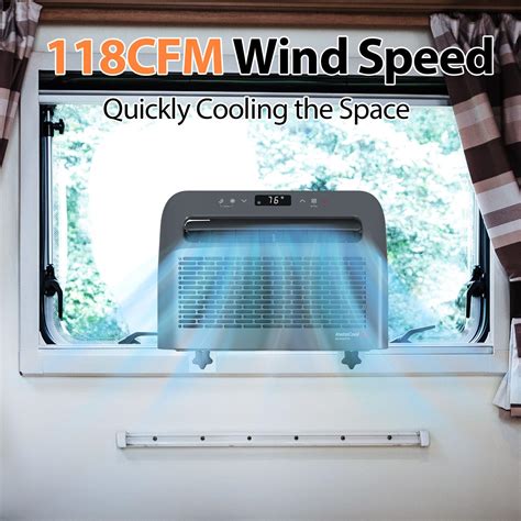 FOGATTI RV Window Air Conditioner, 6500 BTU Cools up to 180Sq.ft, 4-in ...