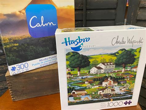 HodgePodge - Both new and unopened! The Calm puzzle comes with a poster ...