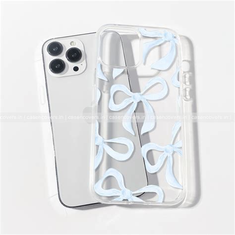 Clear Blue Bows Phone Case – CASE N COVER