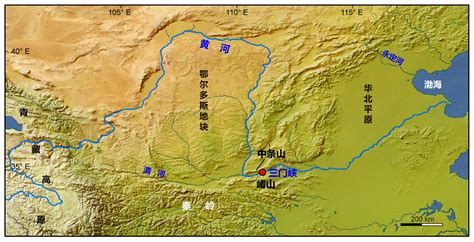 中国黄河50景：壮观的壶口瀑布