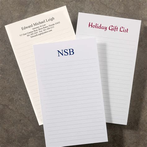 100 Personalized 3 x 5 Cards, Vertical Ruled