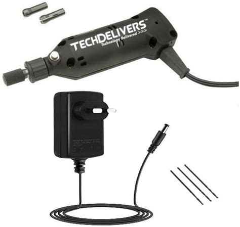 TECHDELIVERS® Mini Drill Machine For Goldsmith with Power Supply ...