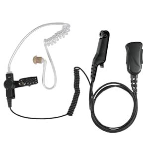 Sheepdog Pro Acoustic Tube Earpiece with Microphone, Compatible with ...