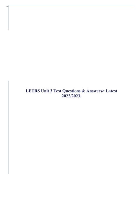 Completed LETRS UNITS (2,3&8) Every Unit's Sessions (LETRS Complete ...