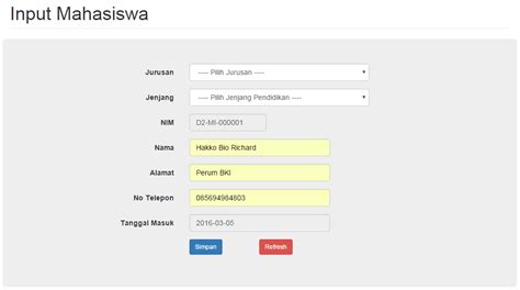 AutoNumber Di Tabel SQL 的图像结果
