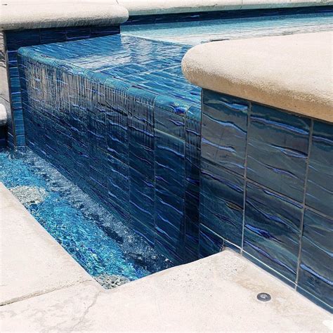 Aqua Jade, 6" x 6" Porcelain Tile | KAWA-52 | Fujiwa Pool Tile ...