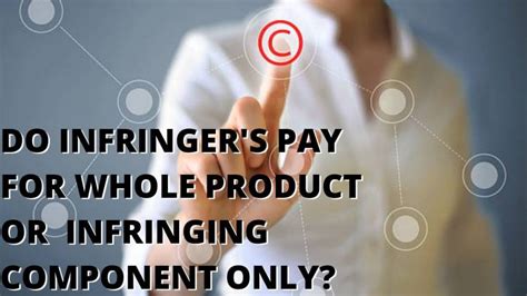 DO INFRINGERS PAY FOR THE WHOLE PRODUCT OR THE INFRINGING COMPONENT ...