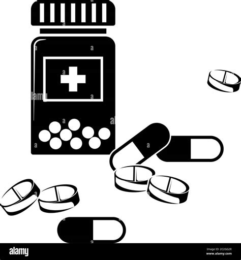 Medicine Clipart Black And White at genharlemblog Blog