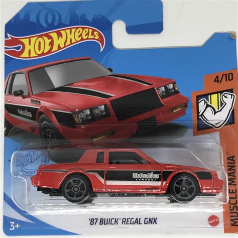 HOT WHEELS '87 BUICK REGAL GNX ホットウィール ビュイック 赤 ショートカード21N(乗用車)｜売買された ...